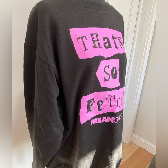 👚Means Girls “That’s So Fetch” Sweatshirt size L - Picture 2 of 4